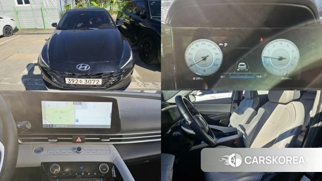 Hyundai Avante (CN7) 2020 Черный из Кореи