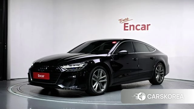 Audi A7 (4K) 2021 Черный из Кореи