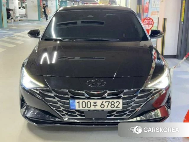 Hyundai Avante (CN7) 2021 Черный из Кореи