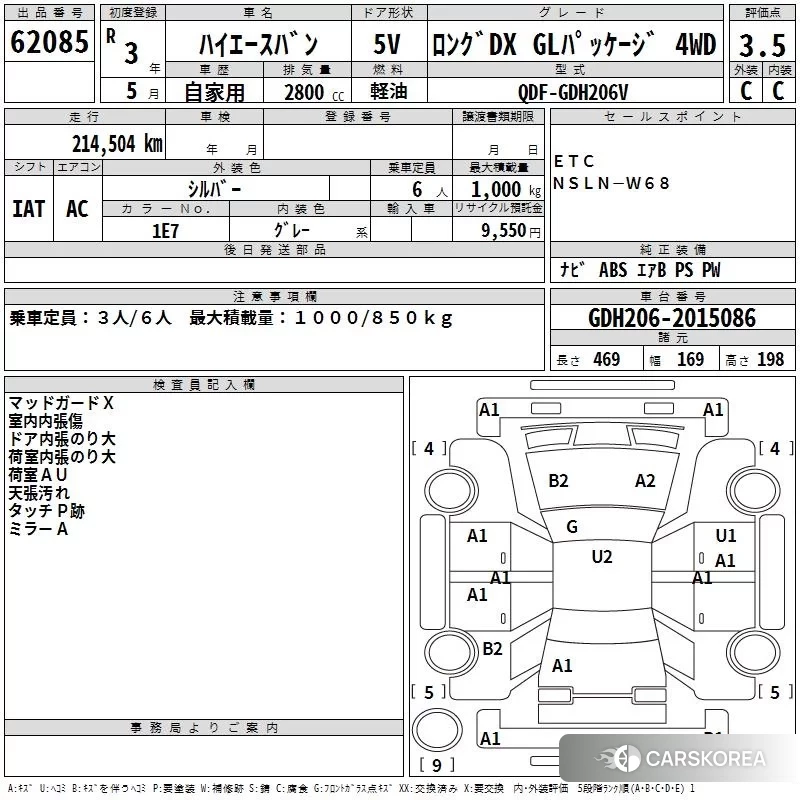 Toyota HiAce Van 2021 из Японии
