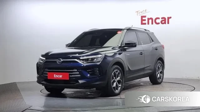 Ssangyong Beautiful Korando 2021 Синий из Кореи