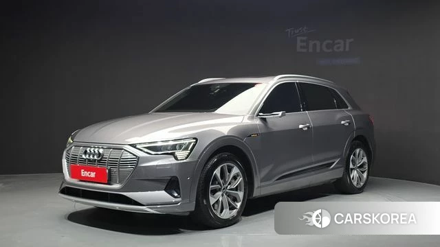 Audi e-Tron 2021 Серебристо-серый из Кореи