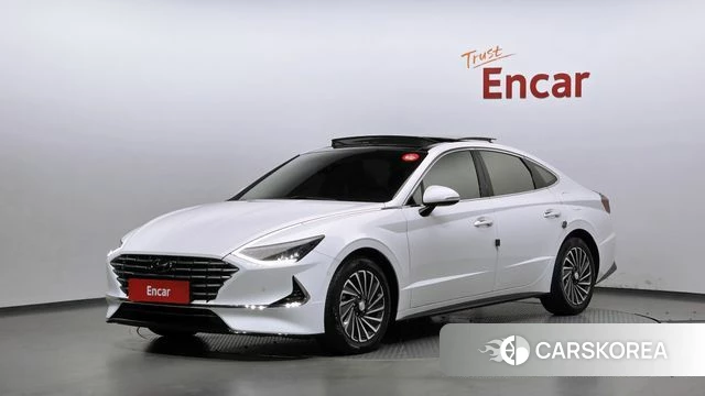 Hyundai Sonata Hybrid (DN8) 2021 Белый из Кореи