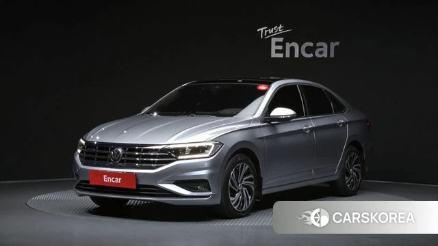 Volkswagen 7th Generation of Jetta 2021 Серебристо-серый из Кореи