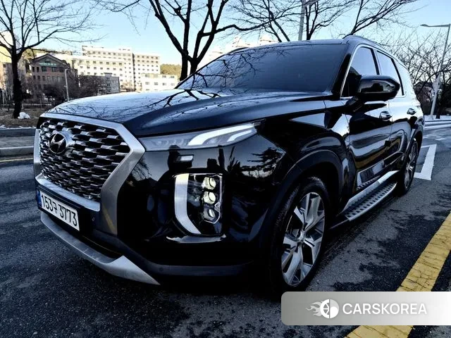 Hyundai Palisade 2022 Черный из Кореи