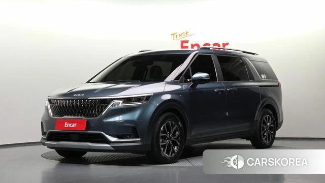 Kia Carnival 4th generation 2022 Небесно-голубой из Кореи