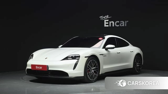 Porsche Taycan 2022 Белый из Кореи