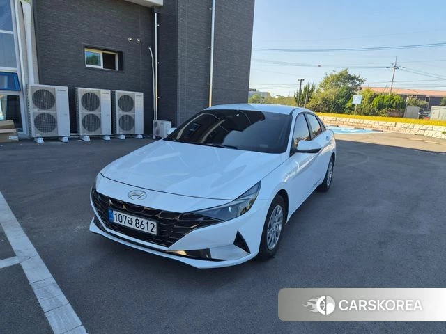Hyundai Avante (CN7) 2022 Белый из Кореи