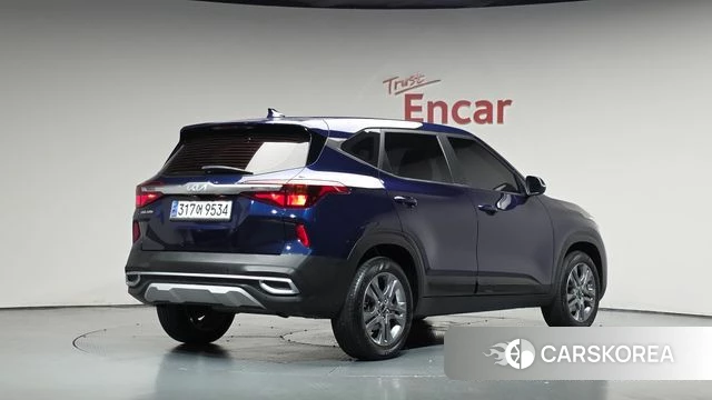 Kia Seltos 2021 Синий из Кореи