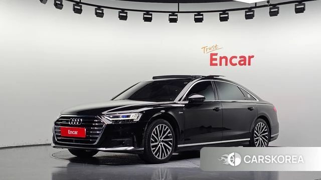 Audi A8 (D5) 2021 Черный из Кореи