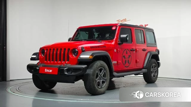 Jeep Wrangler (JL) 2019 Красный из Кореи
