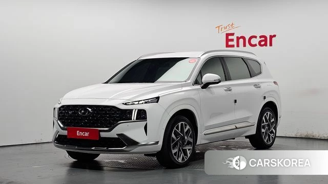 Hyundai The New Santa Fe 2023 Белый из Кореи