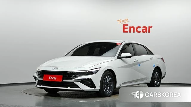 Hyundai The New Avante Hybrid (CN7) 2025 Белый из Кореи