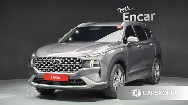 Hyundai The New Santa Fe 2021 Серый из Кореи