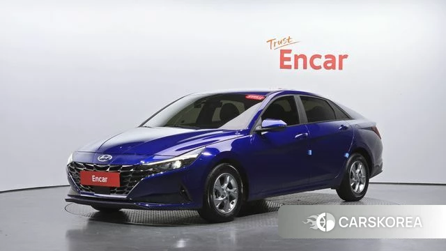 Hyundai Avante (CN7) 2020 Синий из Кореи