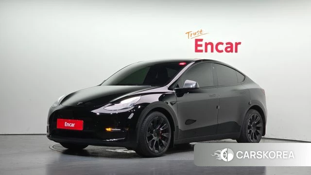 Tesla Model Y 2022 Черный из Кореи