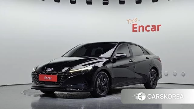 Hyundai Avante (CN7) 2022 Черный из Кореи