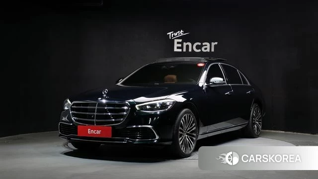 Mercedes-Benz S-Class W223 2021 Темно-зеленый из Кореи