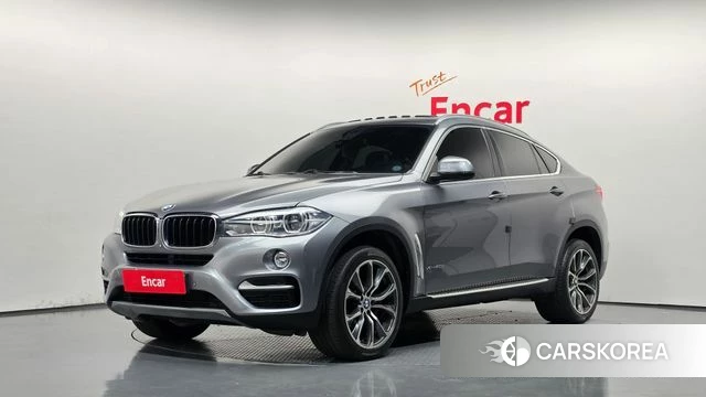 BMW X6 (F16) 2018 Серебристо-серый из Кореи