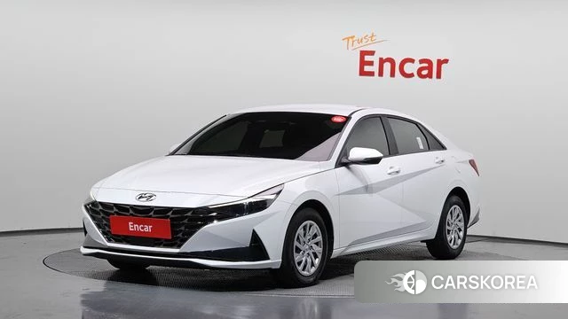 Hyundai Avante (CN7) 2022 Белый из Кореи