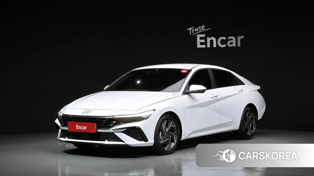 Hyundai The New Avante (CN7) 2023 Белый из Кореи
