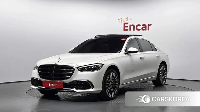 Mercedes-Benz S-Class W223 2023 Белый из Кореи