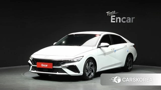 Hyundai The New Avante (CN7) 2025 Белый из Кореи