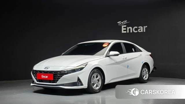 Hyundai Avante (CN7) 2022 Белый из Кореи