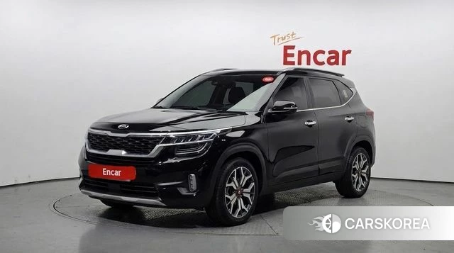 Kia Seltos 2019 Черный из Кореи