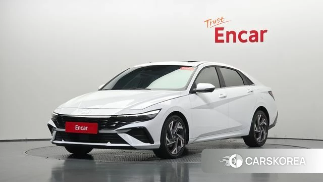 Hyundai The New Avante (CN7) 2024 Белый из Кореи
