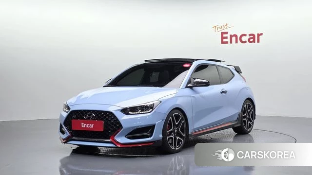 Hyundai Veloster (JS) 2018 Небесно-голубой из Кореи