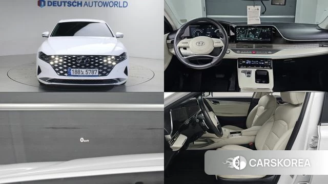 Hyundai The New Grandeur IG Hybrid 2022 Белый из Кореи