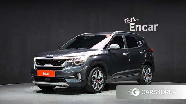 Kia Seltos 2022 Серый из Кореи