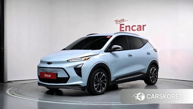 Chevrolet (GM Daewoo) Bolt EUV 2022 Светло-серебряный цвет из Кореи