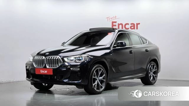 BMW X6 (G06) 2021 Черный из Кореи