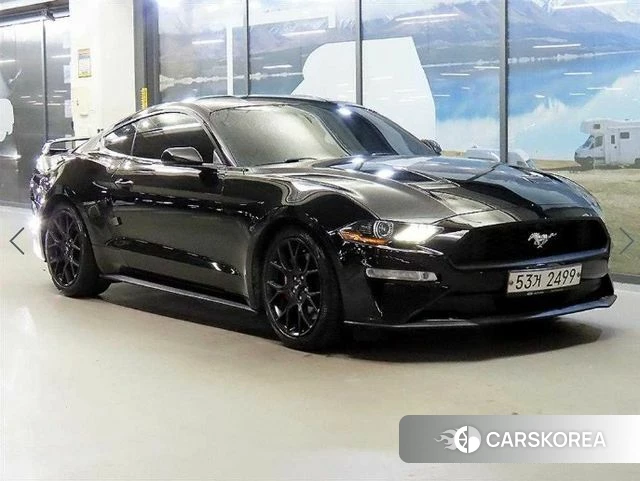 Ford Mustang 2018 Черный из Кореи