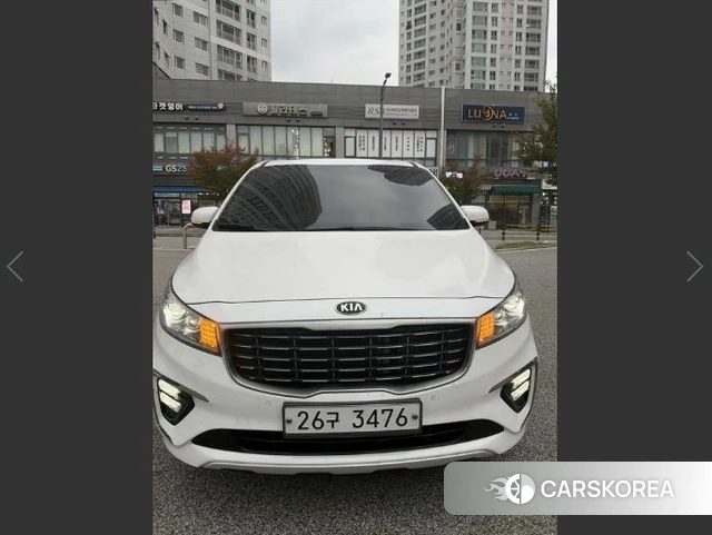 Kia The New Carnival 2018 Белый из Кореи