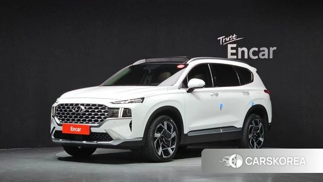 Hyundai The New Santa Fe 2021 Белый из Кореи