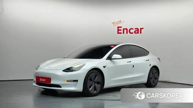 Tesla Model 3 2021 Белый из Кореи