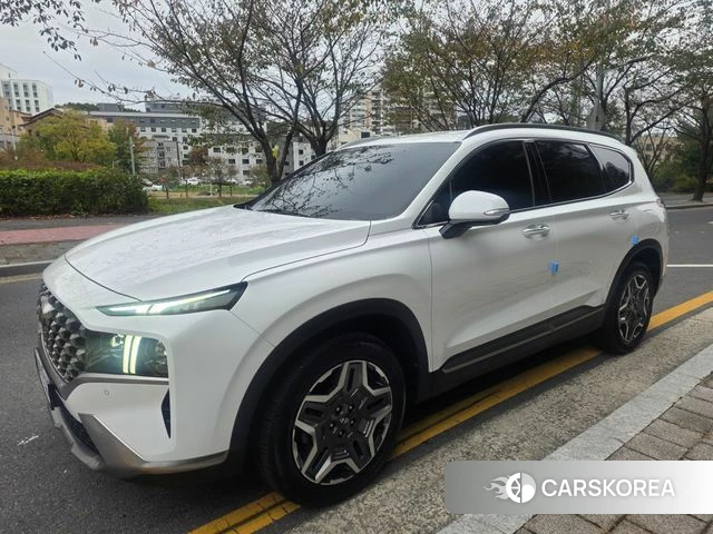 Hyundai The New Santa Fe 2023 Белый из Кореи