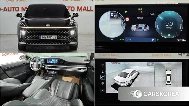 Hyundai Grandeur Hybrid (GN7) 2023 Черный из Кореи