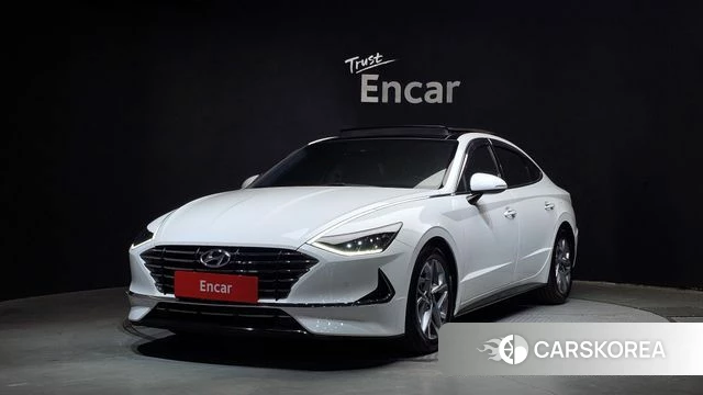 Hyundai Sonata (DN8) 2019 Белый из Кореи