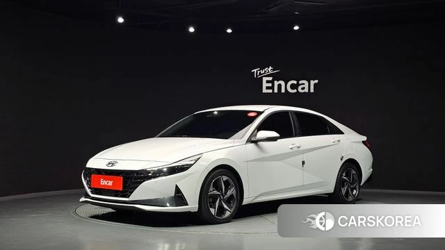 Hyundai Avante (CN7) 2021 Белый из Кореи