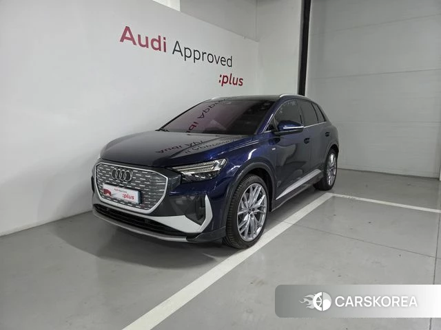 Audi Q4 e-Tron (F4) 2025 Синий из Кореи