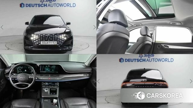 Hyundai The New Grandeur IG Hybrid 2021 Черный из Кореи