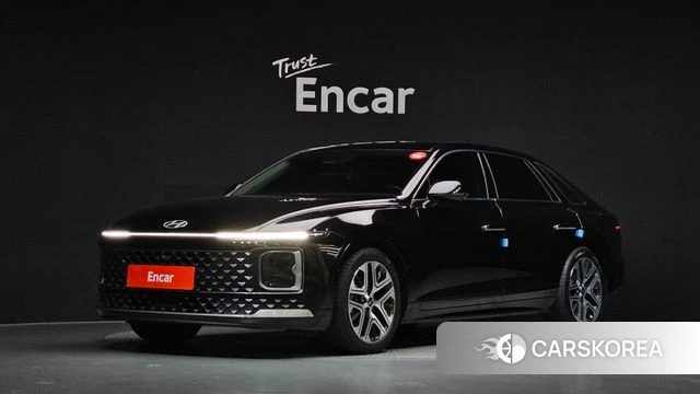 Hyundai Grandeur (GN7) 2023 Черный из Кореи