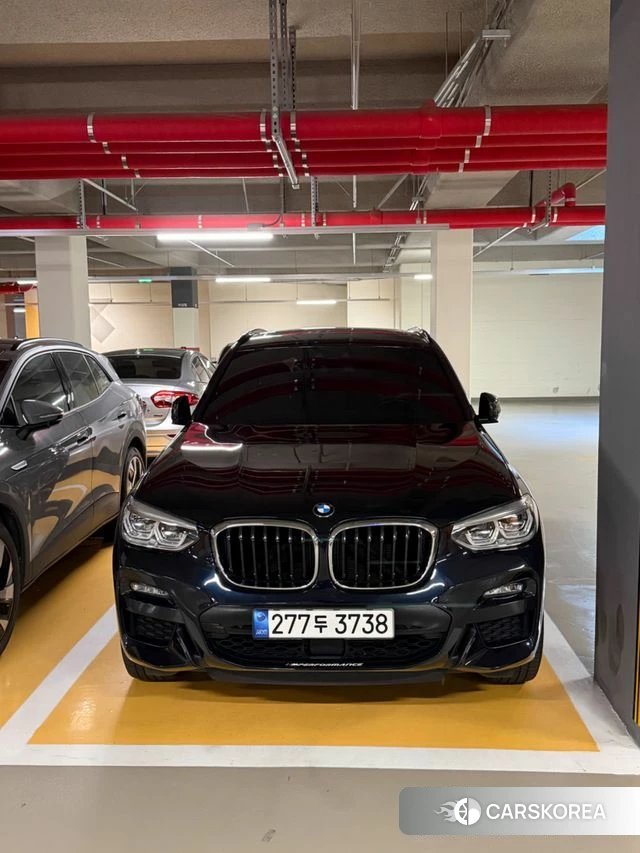 BMW X3 (G01) 2021 Синий из Кореи