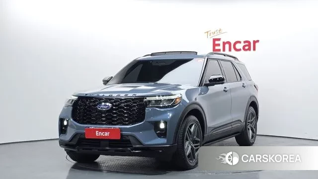 Ford Explorer 6th Generation 2024 Синий из Кореи