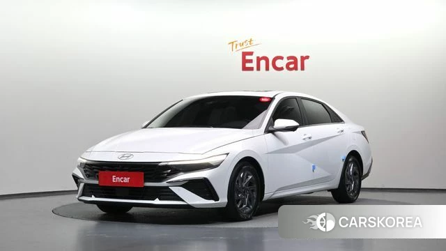 Hyundai The New Avante (CN7) 2024 Белый из Кореи
