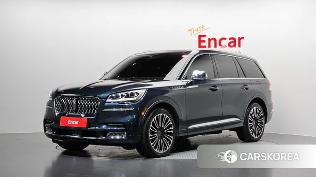 Lincoln Aviator 2nd generation 2021 Синий из Кореи